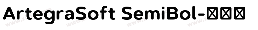 ArtegraSoft SemiBol字体转换
